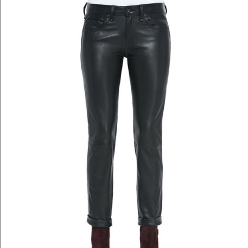 Rag & Bone | "The Dre" Lamb Leather Pants